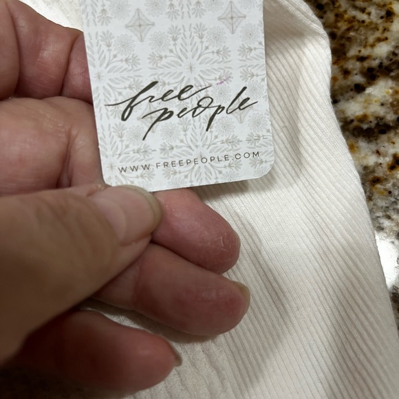 Free people Santa Clara waffle knit nwt - Picture 7 of 9